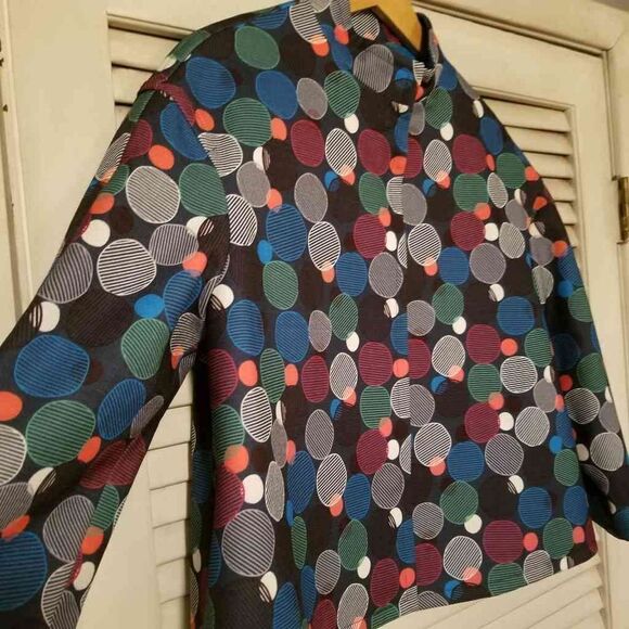 Anne Klein Dot Jacket 8 - Picture 2 of 7